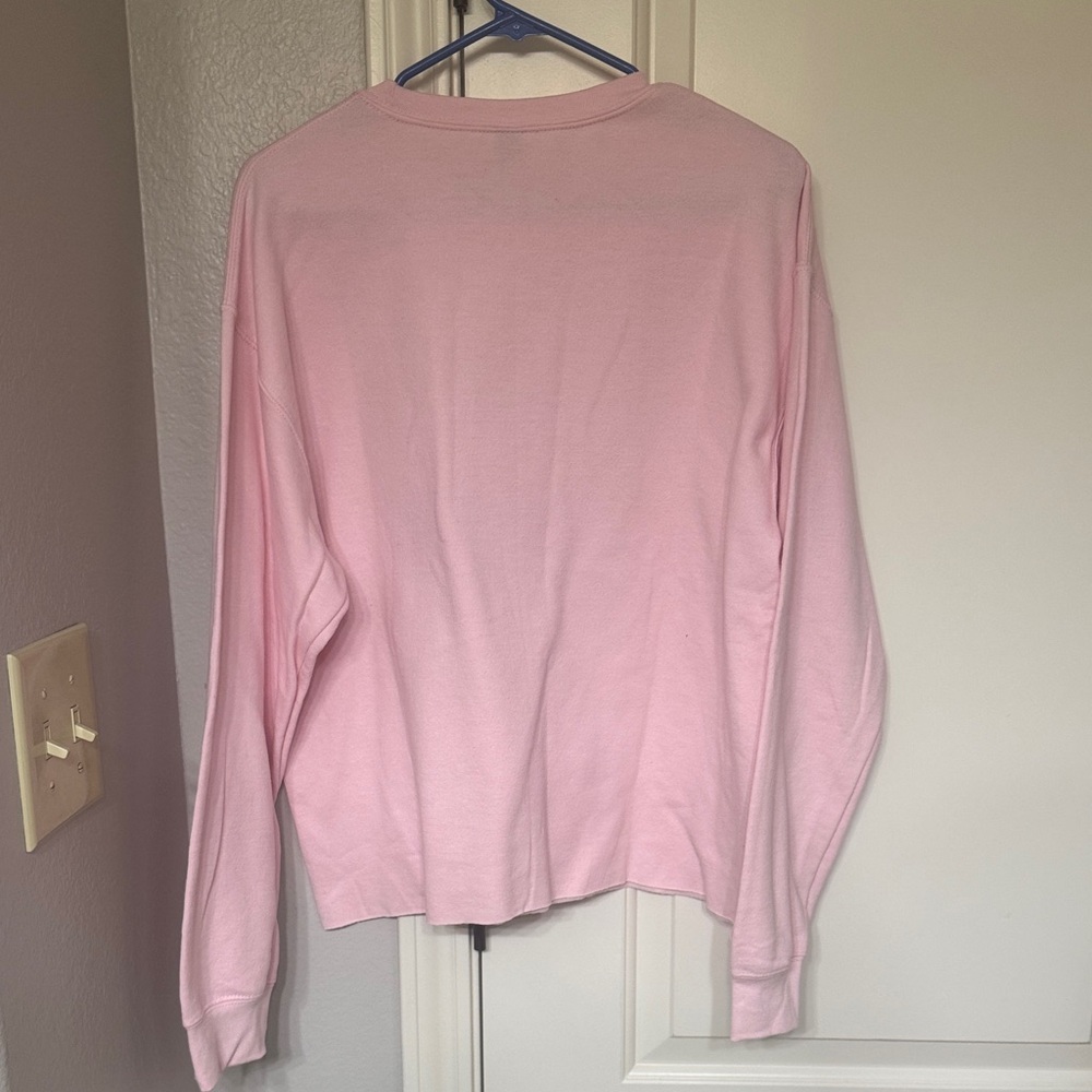 Gildan Pink Sweater with Nutcracker Design - Picture 4 of 4